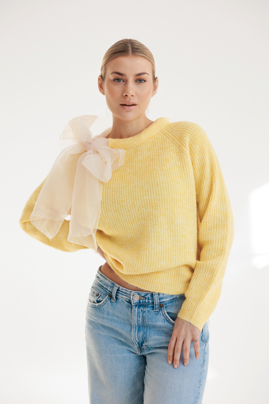 Sweter Dello – Żółty, UNI