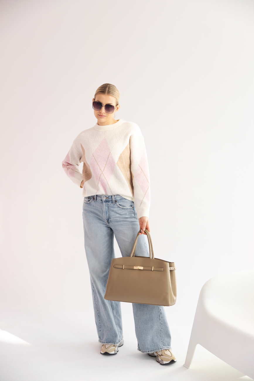 Sweter Eusebio – Beż, UNI