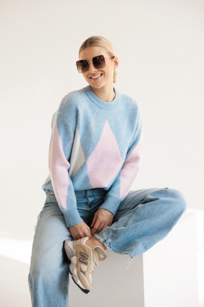 Sweter Eusebio – Błękit, UNI