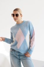 Sweter Eusebio – Błękit, UNI