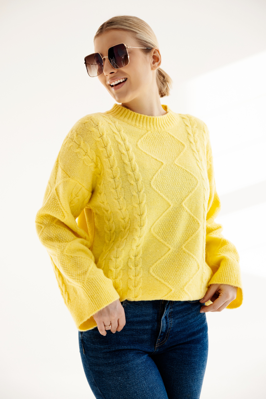 Sweter Fausto – Żółty, UNI