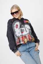 Bluza dekatyzowana Rabbit – Czarny, UNI