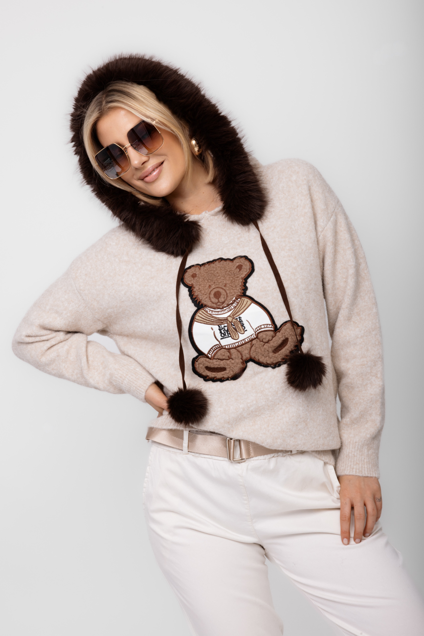 Sweter Ghino – Beż, UNI Sweter Ghino – Beż, UNI