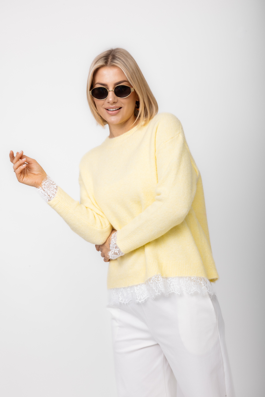 Sweter Giampiero – Żółty, UNI