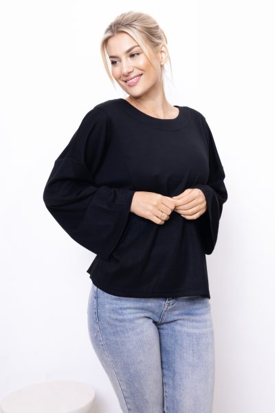 Bluzka przeszycia Gioya – Czarny, UNI