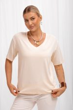 Bluzka Elfrida – Ecru, S/M
