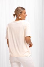Bluzka Elfrida – Ecru, S/M