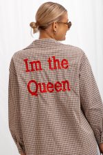 Koszula Im the Queen – Czekolada, UNI