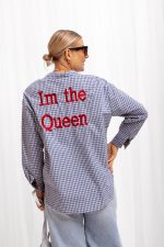 Koszula Im the Queen – Niebieski, UNI