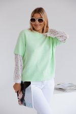 Sweter Nunzio – Miętowy, UNI