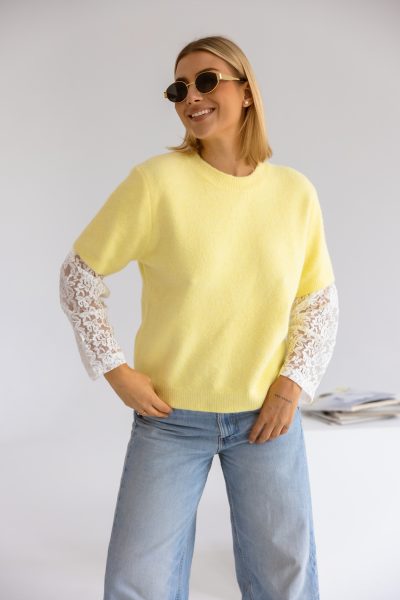 Sweter Nunzio – Żółty, UNI