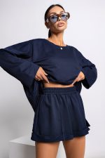 Damska Bluzka Navy - obrazek 6