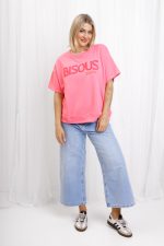 Bluza Bisous – Różowy, UNI