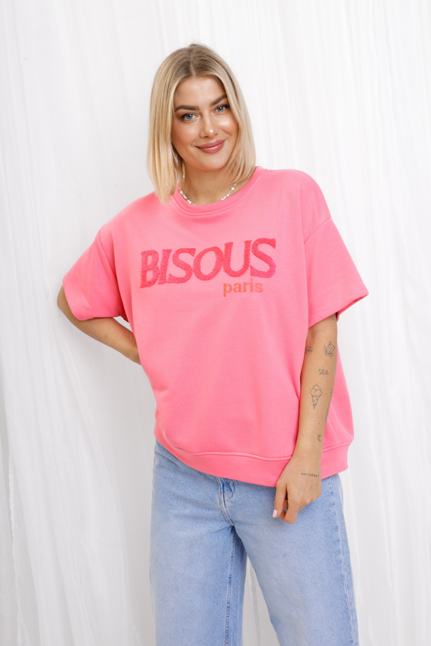 Bluza Bisous – Różowy, UNI