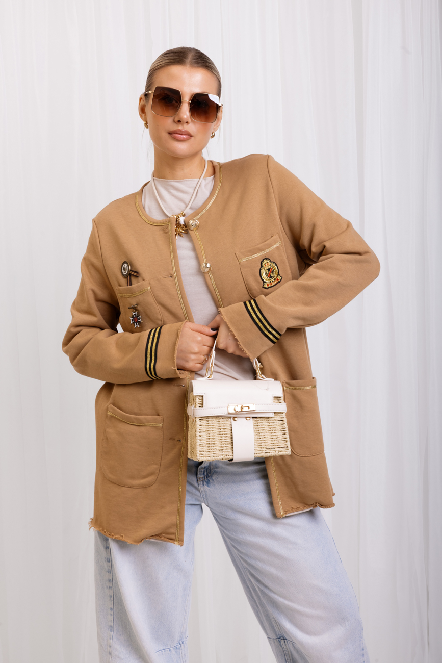Bluza Maia – Camelowy, L/XL