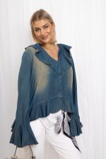 Bluzka Paige – Ciemny Jeans, UNI