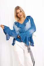 Bluzka Paige – Niebieski, UNI