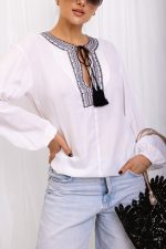 Bluzka Saretta – Biały, S/M