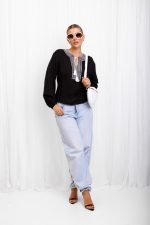 Bluzka Saretta – Czarny, S/M