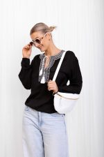 Bluzka Saretta – Czarny, S/M