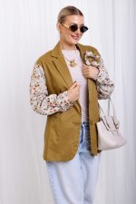 Marynarka Amanzia – Camelowy, UNI