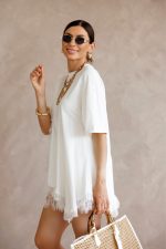 Sukienka Mary – Ecru, UNI