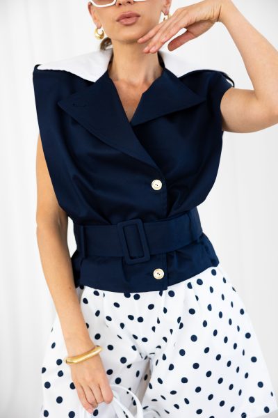 Kamizelka Fleur – Granat, M/L