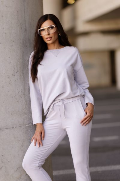 Bluza Isabella – Jasny szary