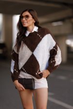 Sweter Aviana – Czekolada