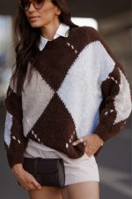 Sweter Aviana – Czekolada